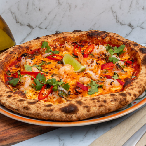 Chilli Prawn Pizza